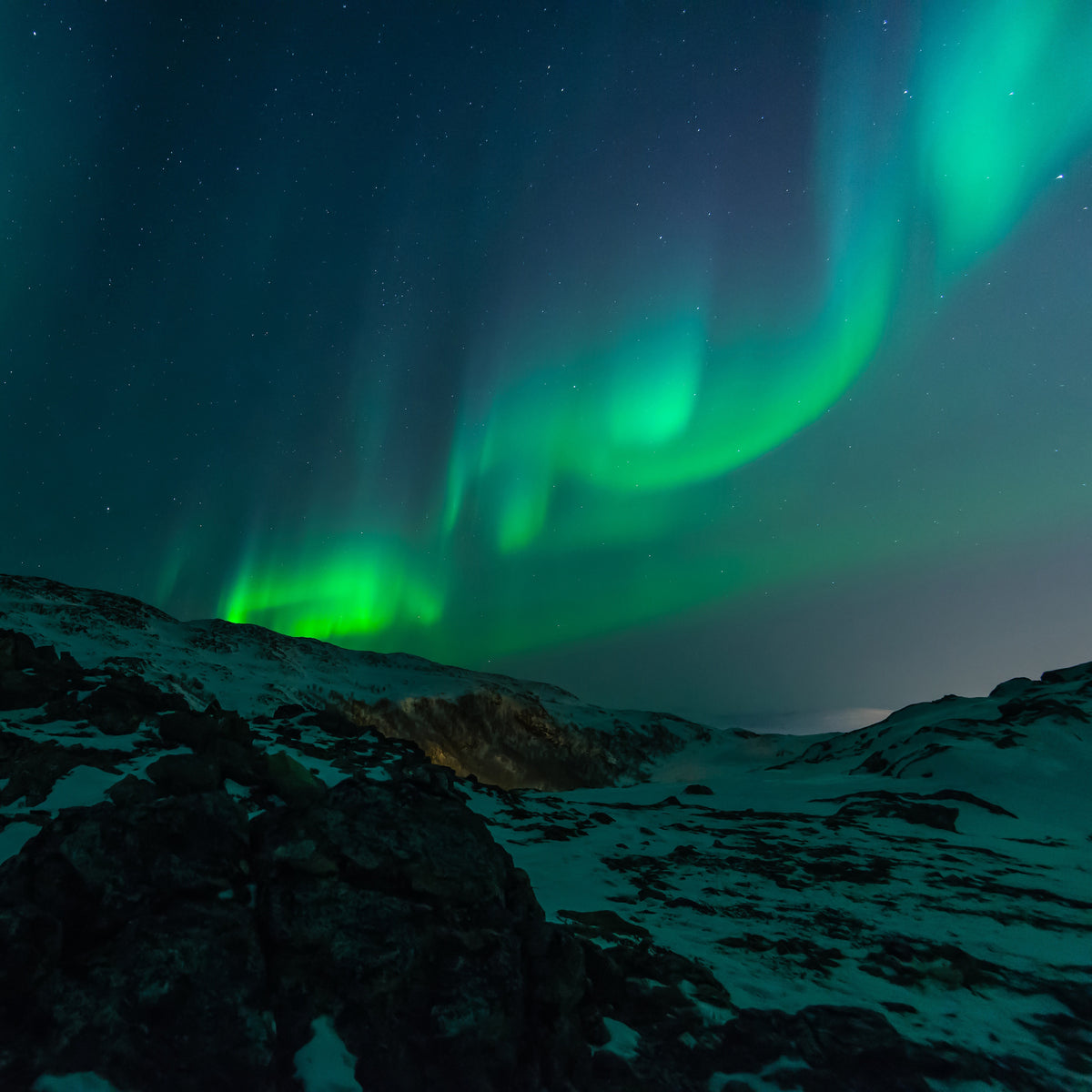4-piece-canvas-print-fascination-northern-lights