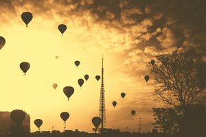 aluminium-print-many-hot-air-balloons
