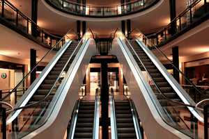 3-piece-canvas-print-escalator-in-shopping-mall