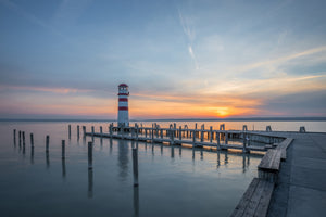 framedposter-print-lighthouse-in-the-sunset