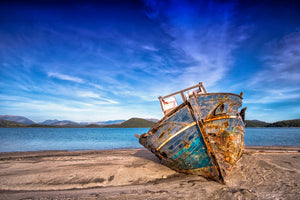 framedposter-print-stranded-boat