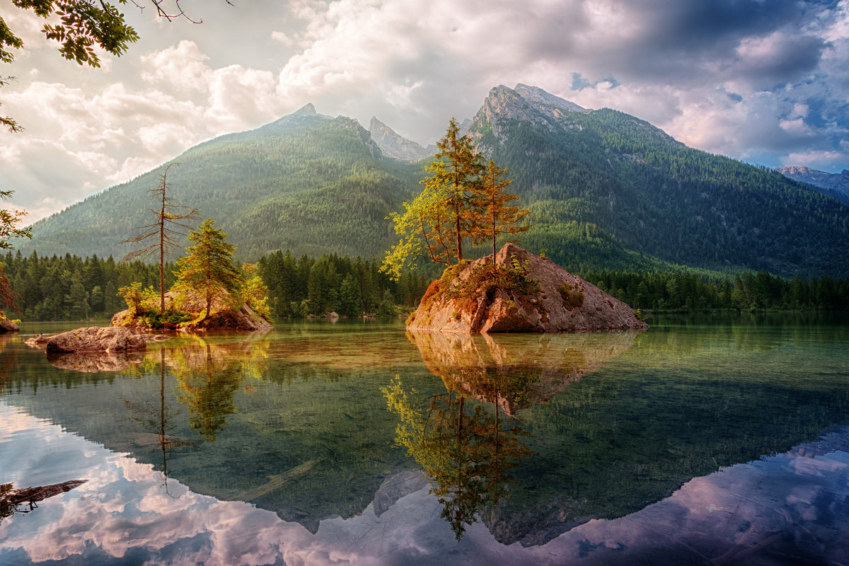 3-piece-acrylic-print-the-clear-mountain-lake