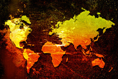 poster-print-retro-world-map