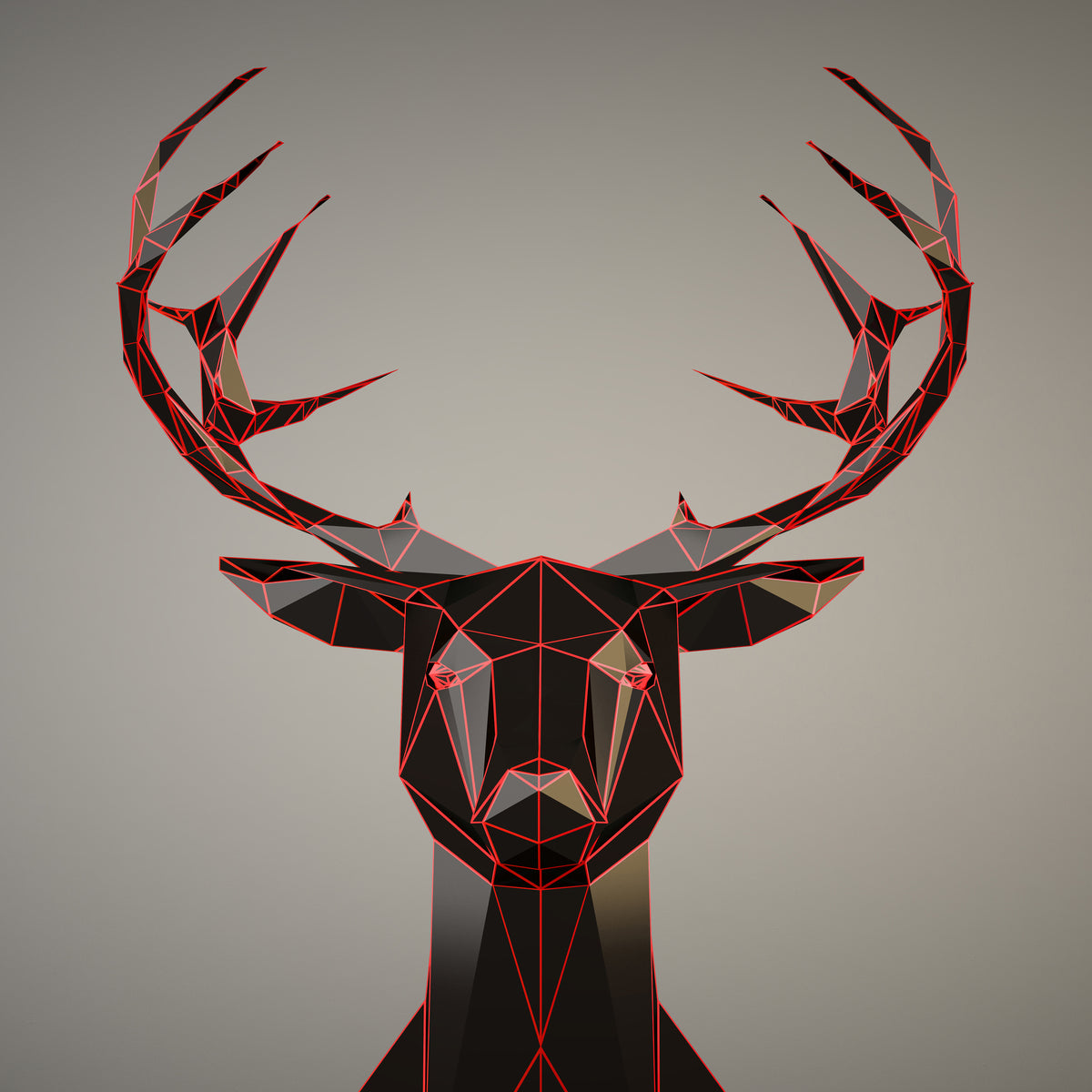 aluminium-print-antlers