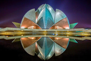 3-piece-aluminium-print-the-lotus-temple