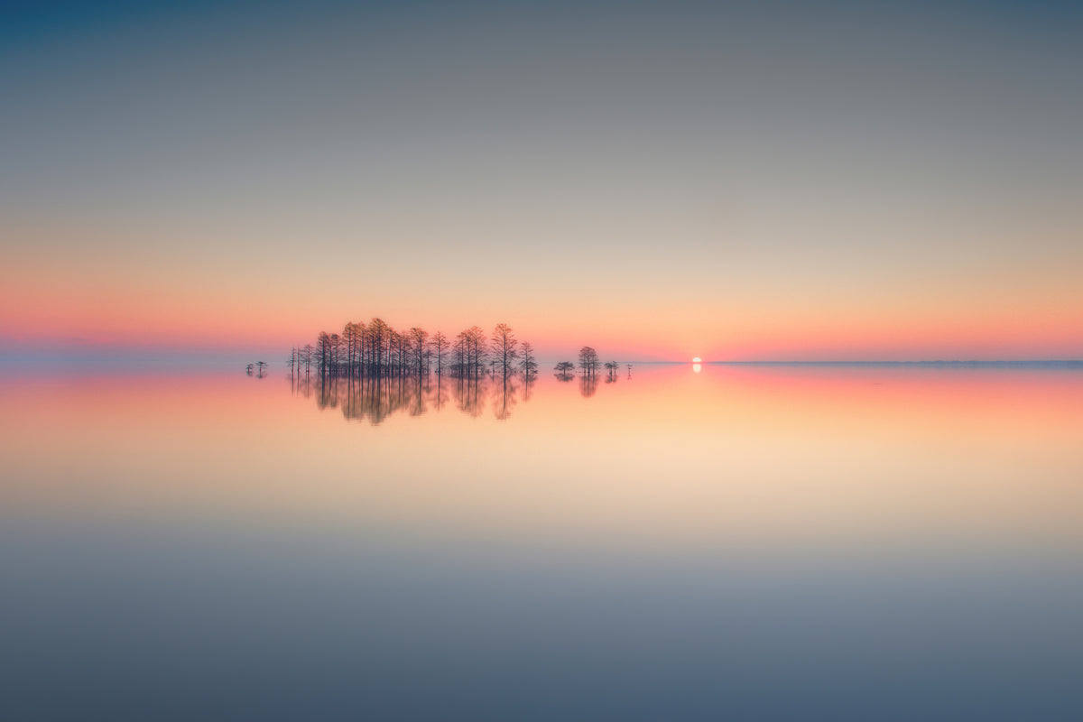 aluminium-print-lake-mattamuskeet-memory