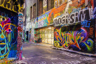 poster-print-houses-with-graffiti