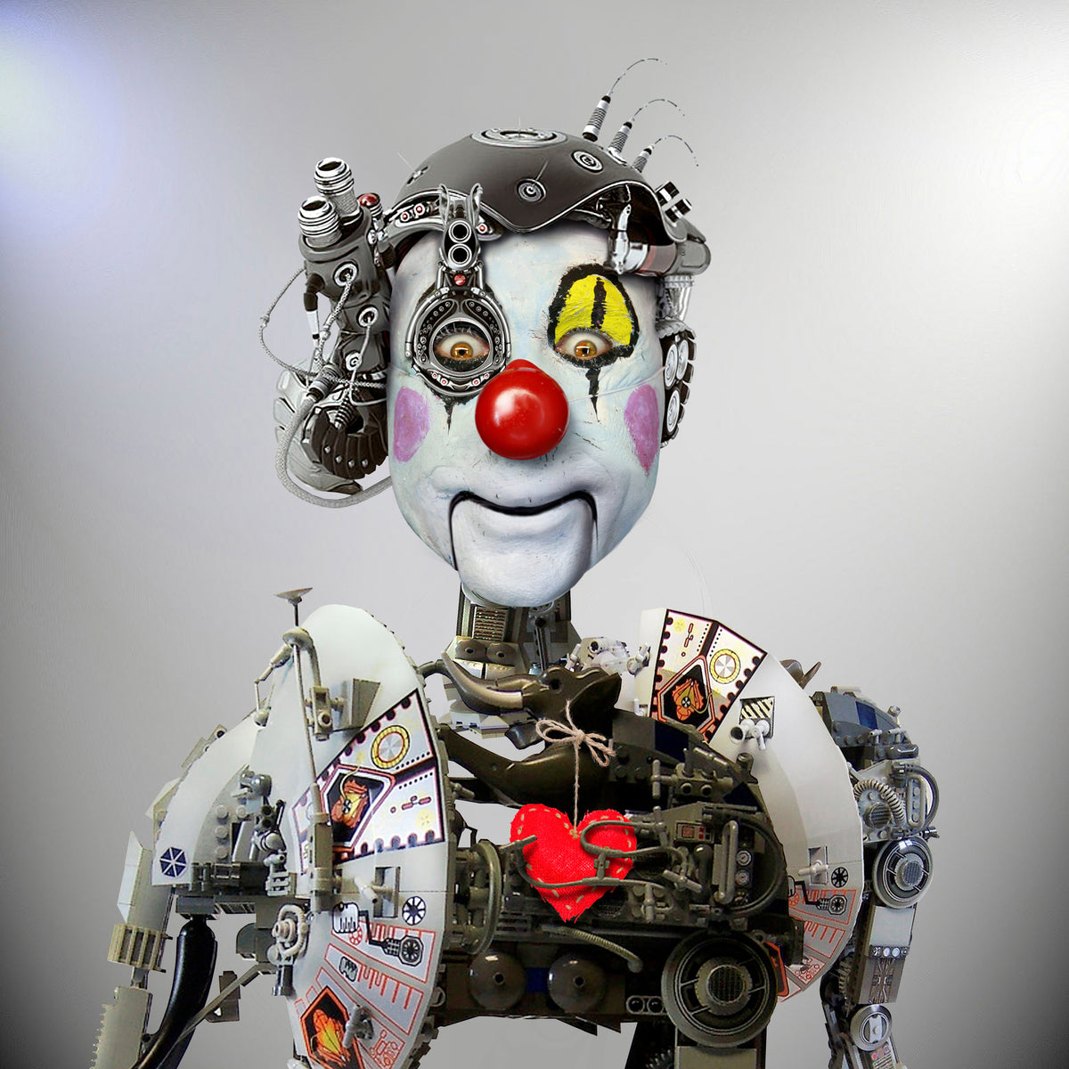 9-piece-canvas-print-electronic-clown
