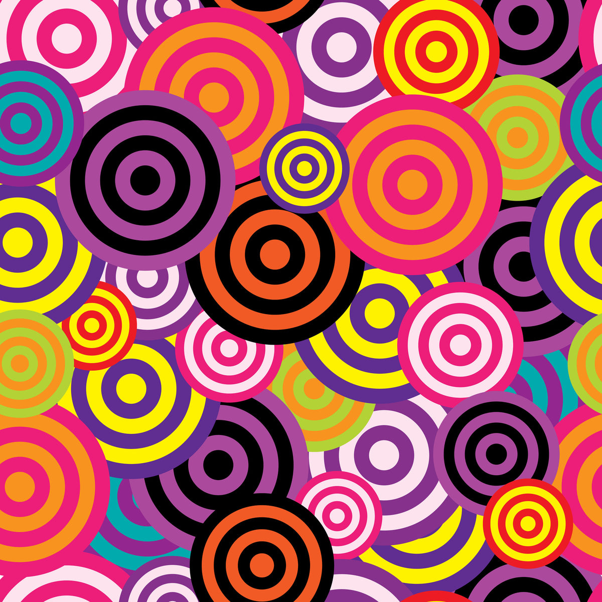 9-piece-canvas-print-colorful-retro-circles