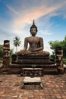 framedcanvas-print-buddha-statue-at-dusk