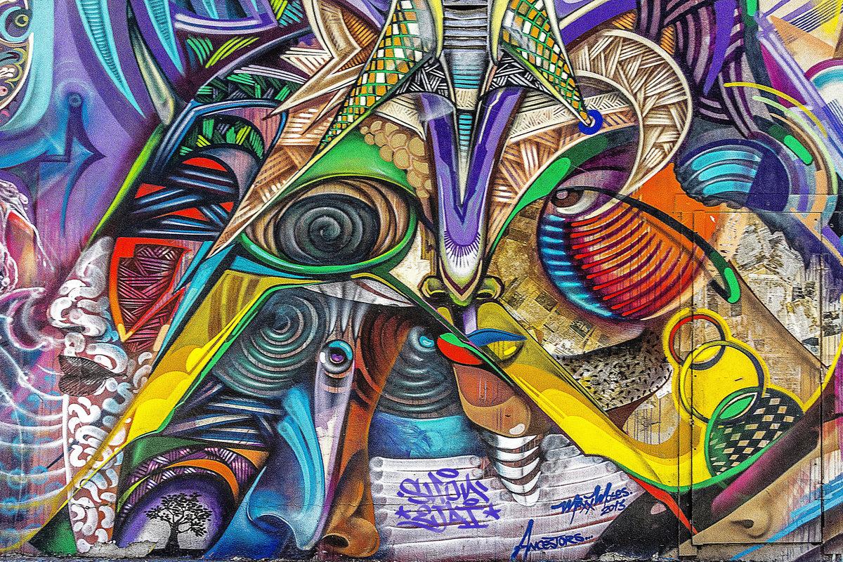 3-piece-aluminium-print-fantasy-graffiti