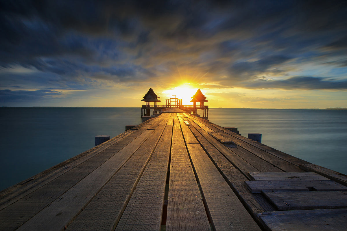 poster-print-sunset-at-the-wooden-bridge